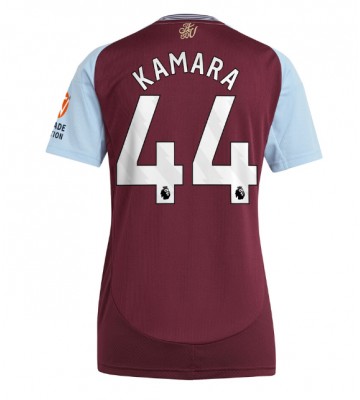 Aston Villa Boubacar Kamara #44 Primera Equipación Mujer 2024-25 Manga Corta